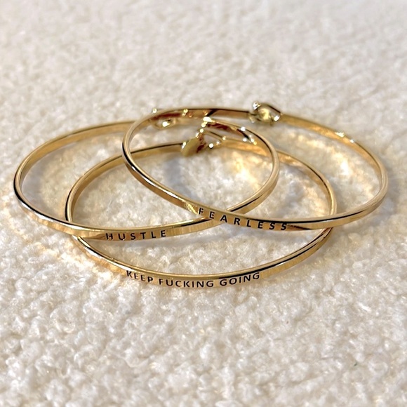 Jewelry - Inspirational Statement Bangles